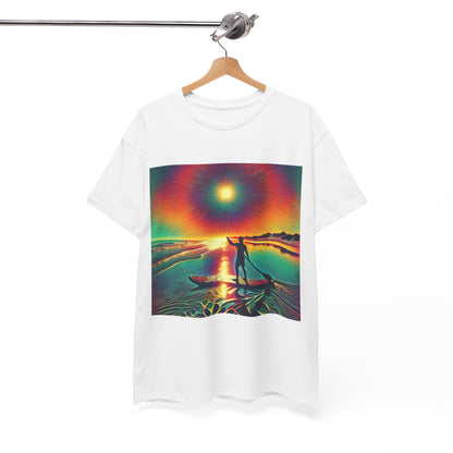 Comfortable paddle board adventure tee by Dazzling Dreams Studio, showcasing premium material and breathable design for water sports lovers.