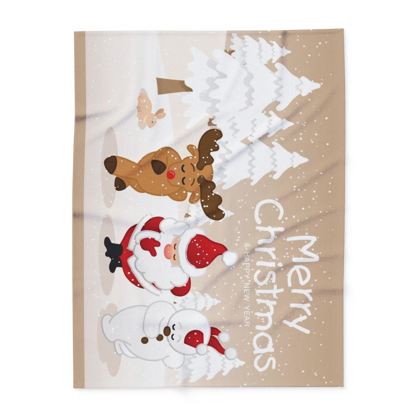 Decorative and Warm Christmas Arctic Fleece Blanket