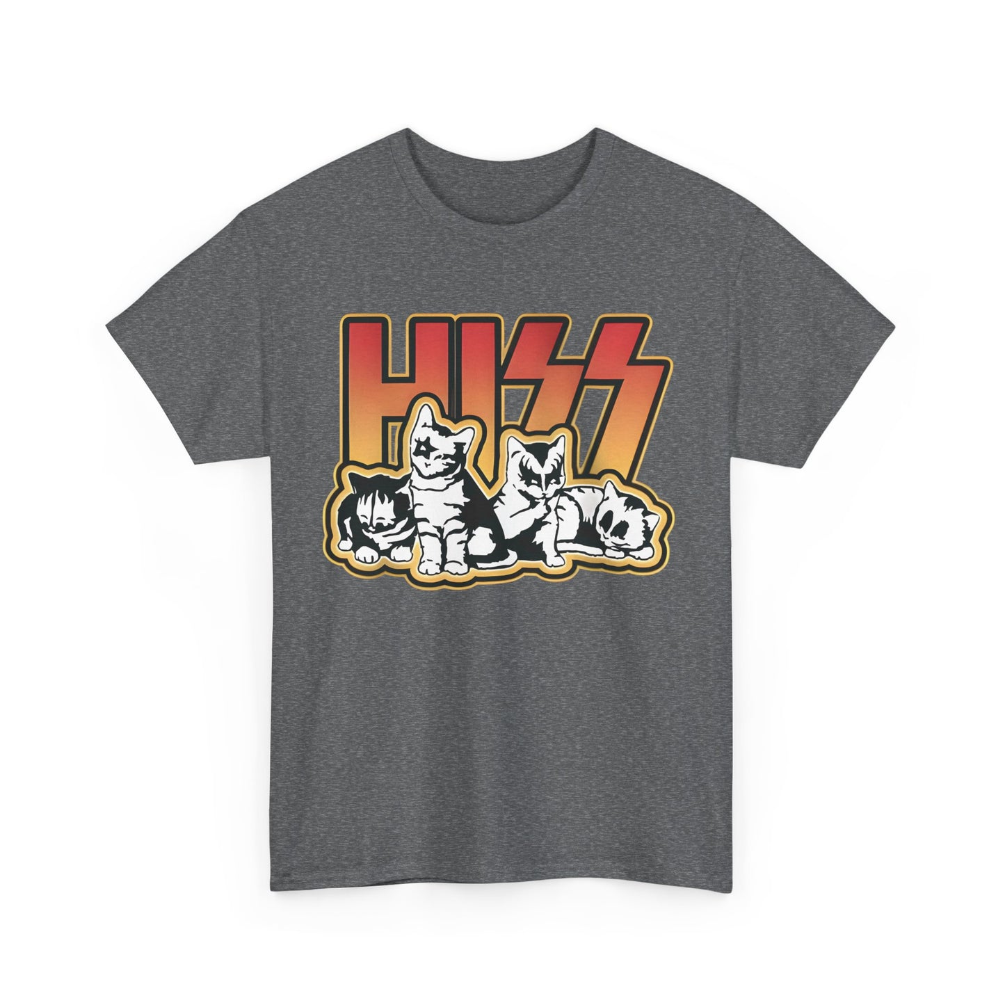 Hiss Cats Rock Band Star Wars Graphic T-Shirt Urban Unisex Cotton Tee