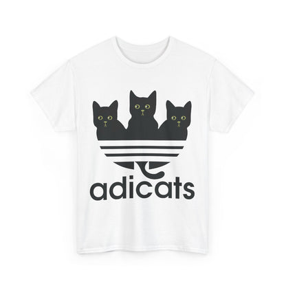 Trendsetting Funny Men’s T-Shirt featuring playful kittens gazing out with enchantingly light green eyes – a perfect blend of charm and comedy!