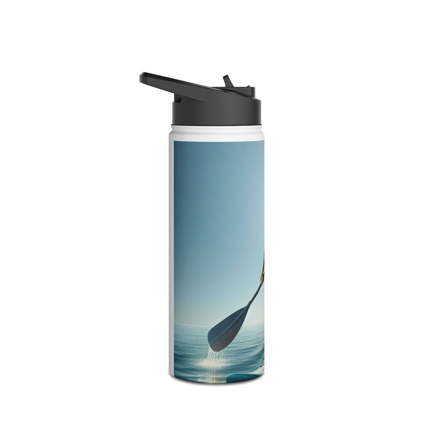 Fantasy Paddleboarding Stainless Steel Water Bottle, Standard Lid