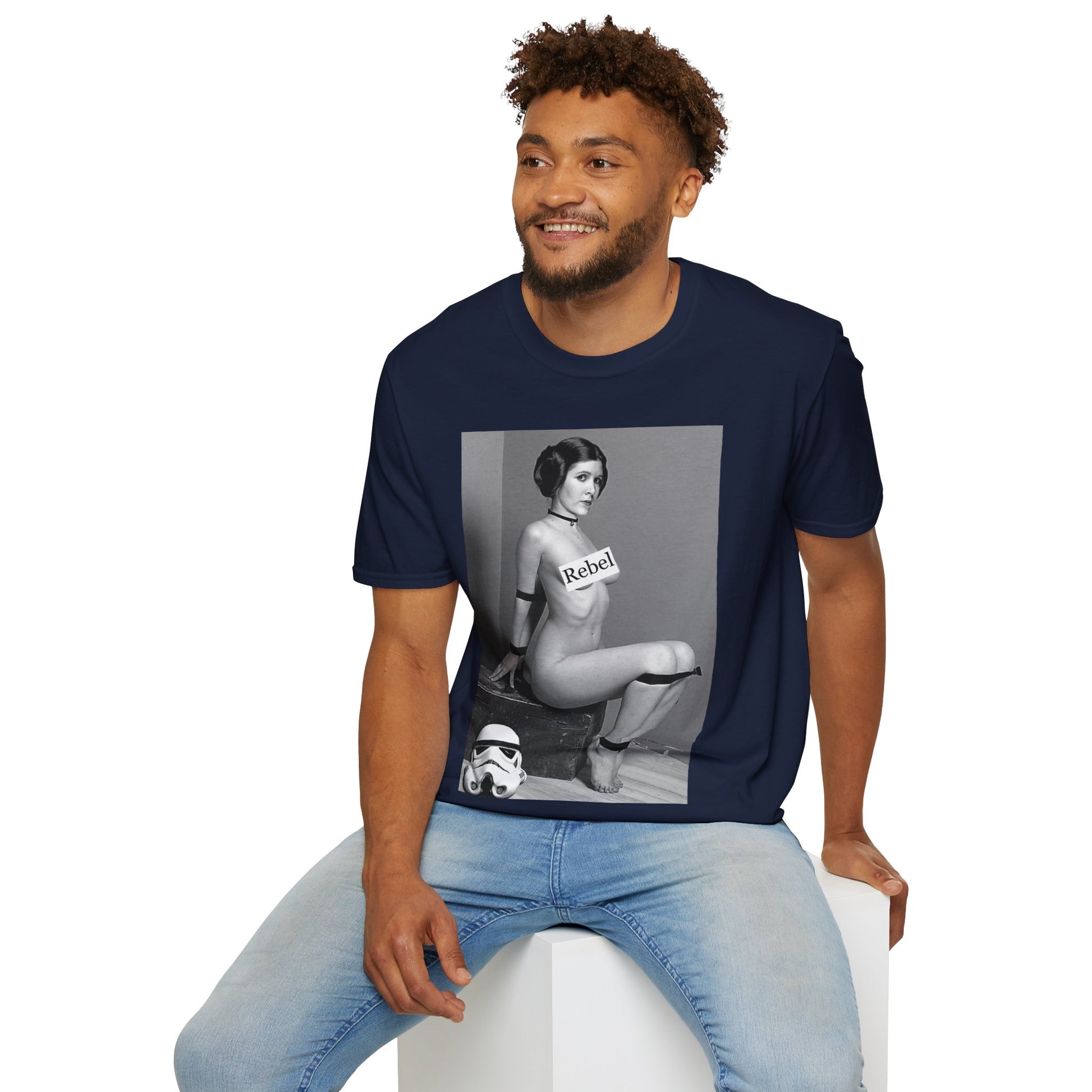 Rebel Star Wars T-Shirt: Uncensored Style - Exquisite unisex fit t-shirt, designed for comfort and style, featuring a vibrant print that captures the essence of rebellion.