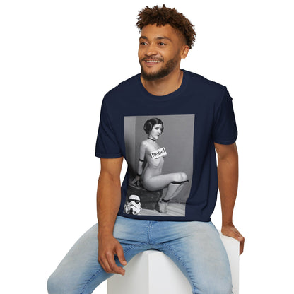 Rebel Star Wars T-Shirt: Uncensored Style - Exquisite unisex fit t-shirt, designed for comfort and style, featuring a vibrant print that captures the essence of rebellion.