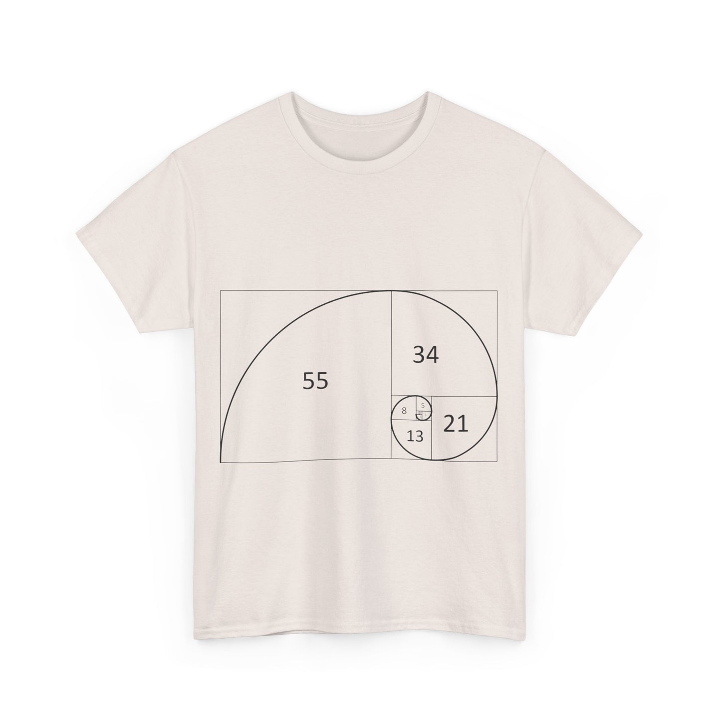 Fibonaci Spiral Space Tee, Urban Graphic Unisex Shirt, Geek Cosmos Tshirt,