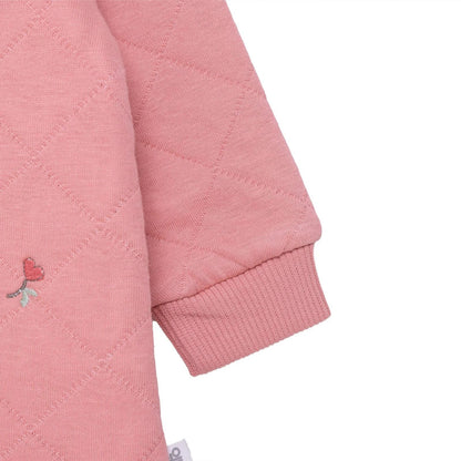 Bebetto Newborn Footless Jumpsuit - Light Rose