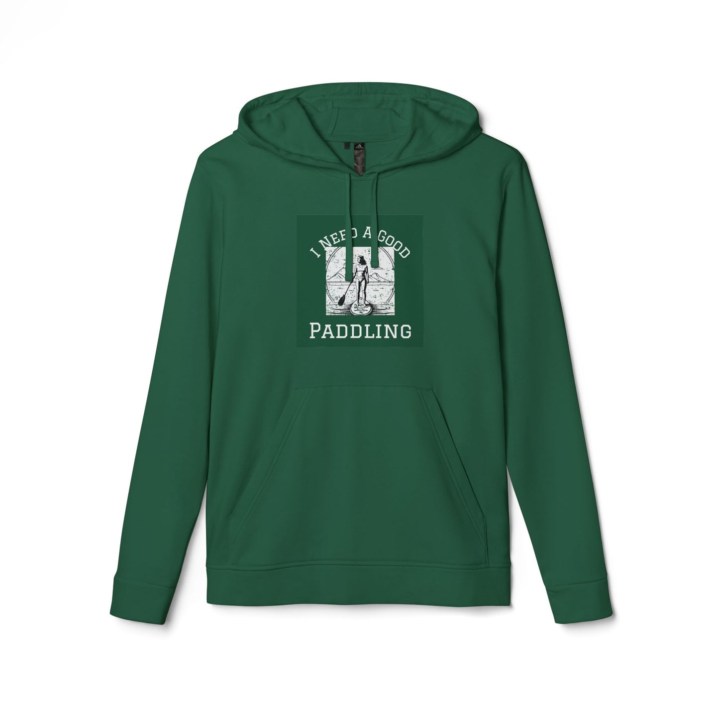 Adidas Women´s Fleece I Need a Good Paddling Hoodie For paddleboarders Green