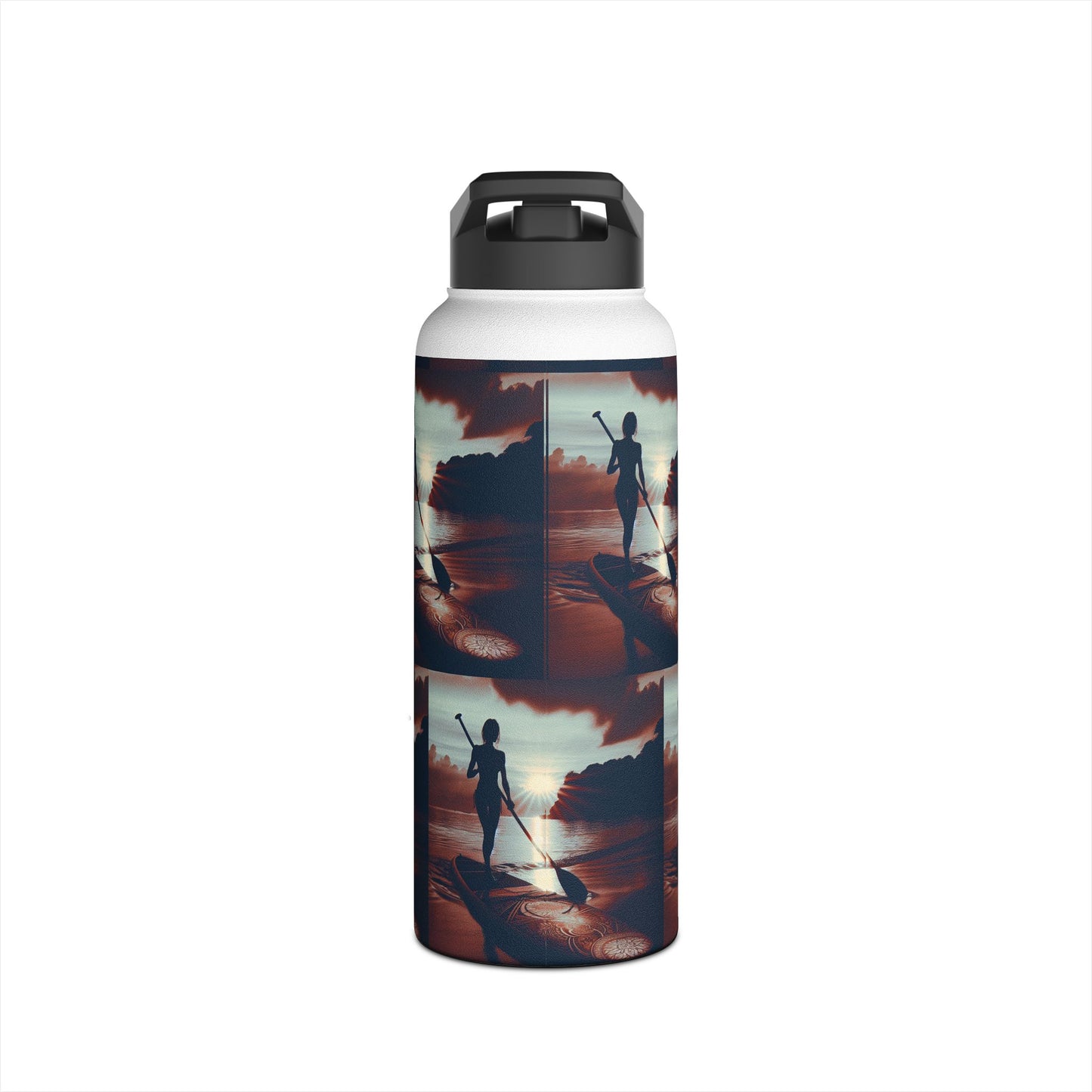 Fantasy Paddleboarding Stainless Steel Water Bottle, Standard Lid