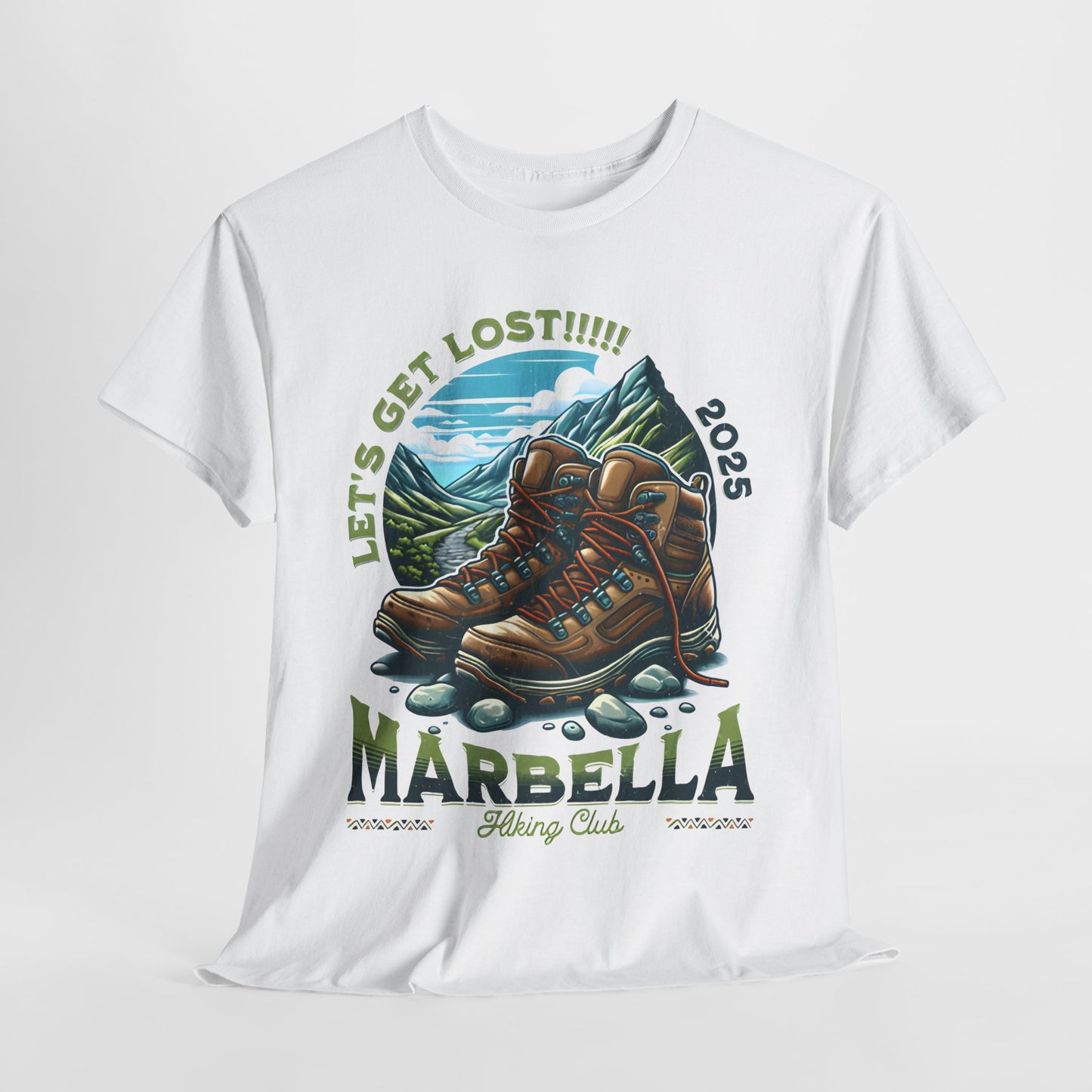 Marbella Hiking Club Graphic Unisex T Shirt Tee