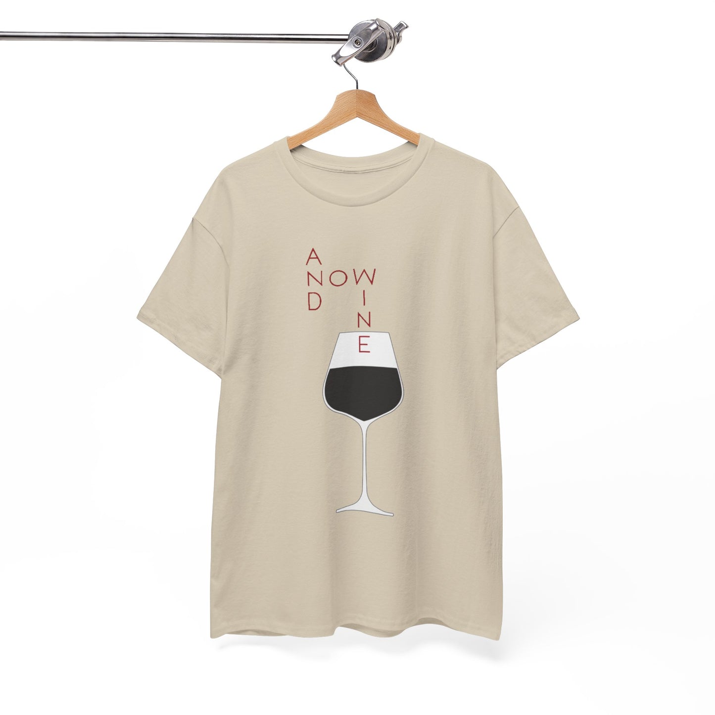 Funny Wine Lover Women's T-Shirt - And Now Wine Graphic Tee for Wine Enthusiasts