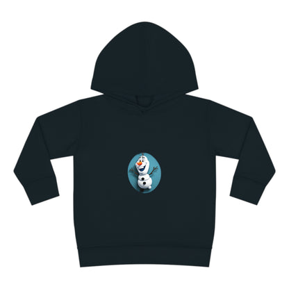 Elegant Girls Olaf Frozen Hoodie in navy colour, showcasing a playful graphic of Olaf the snowman, designed for ages 2 to 5 years.