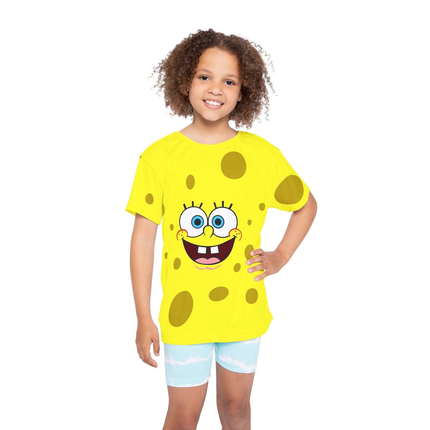 Spongebob Squarepants Kids Cartoon Printed T Shirt Short Sleeve