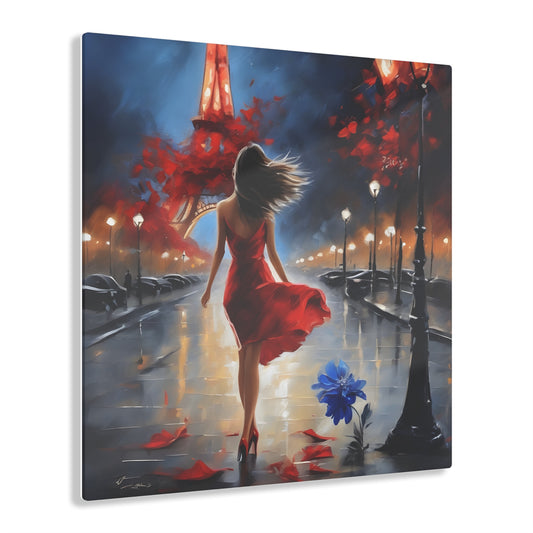 **Captivating Enchantment: City Stroll Acrylic Print**