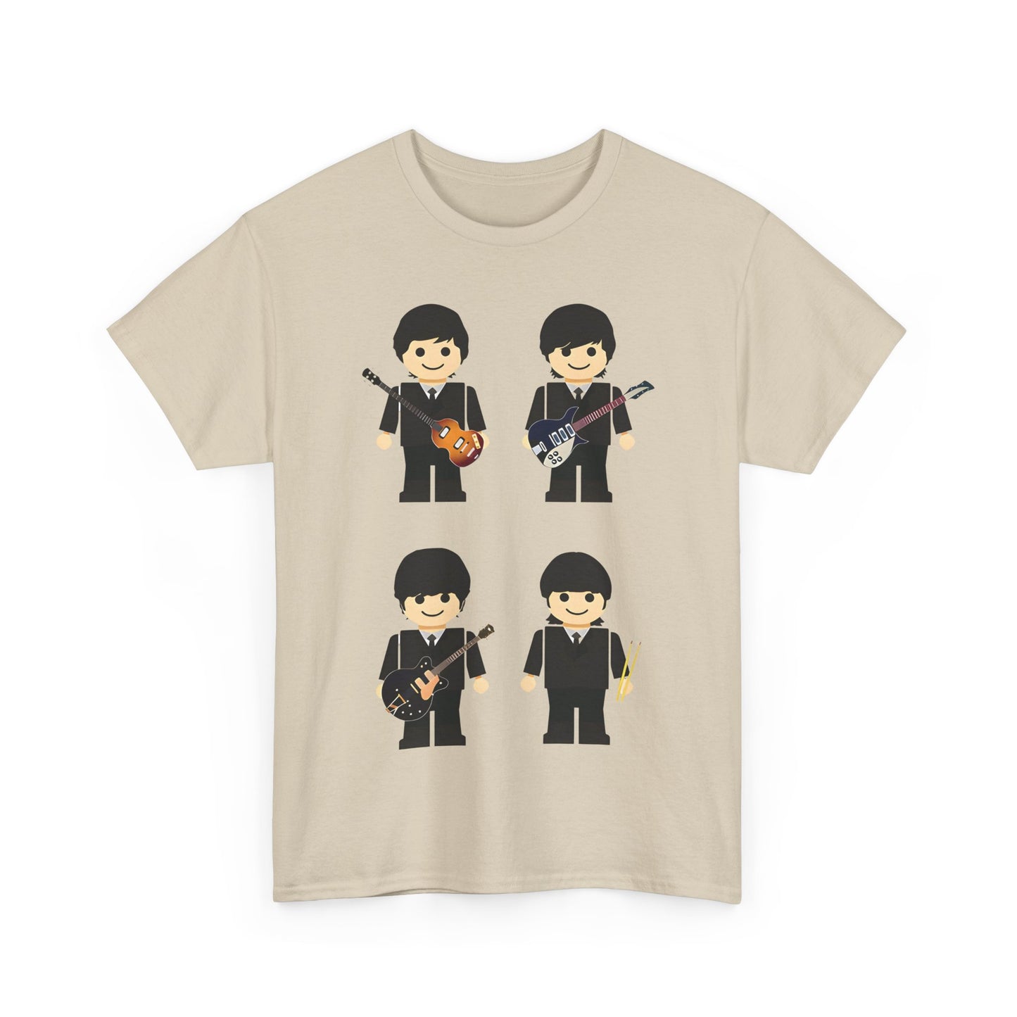 Lego Beatles Graphic T-Shirt Urban Unisex Cotton Tee