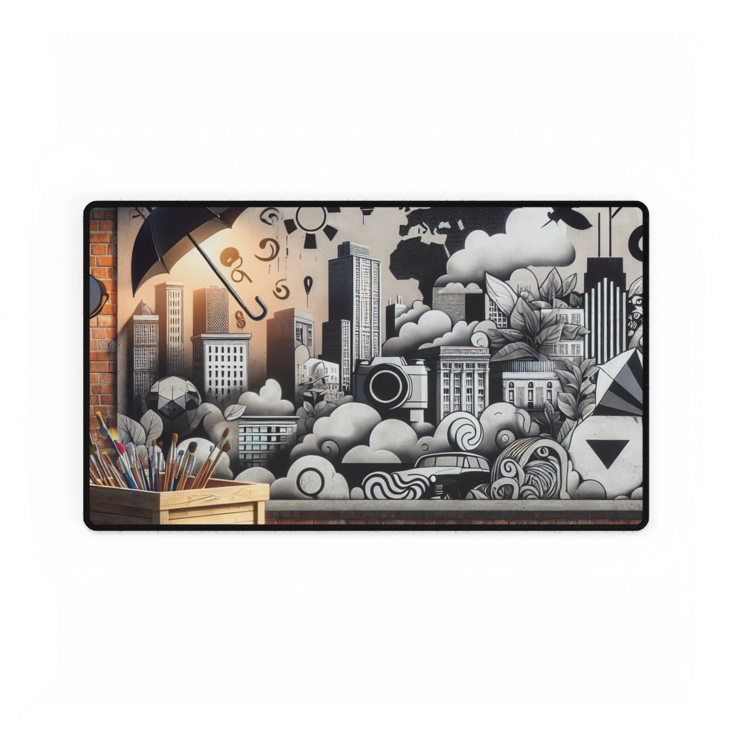 Graffiti Whisper Fusion Mat- Desk | Mouse Mat 3 Sizes