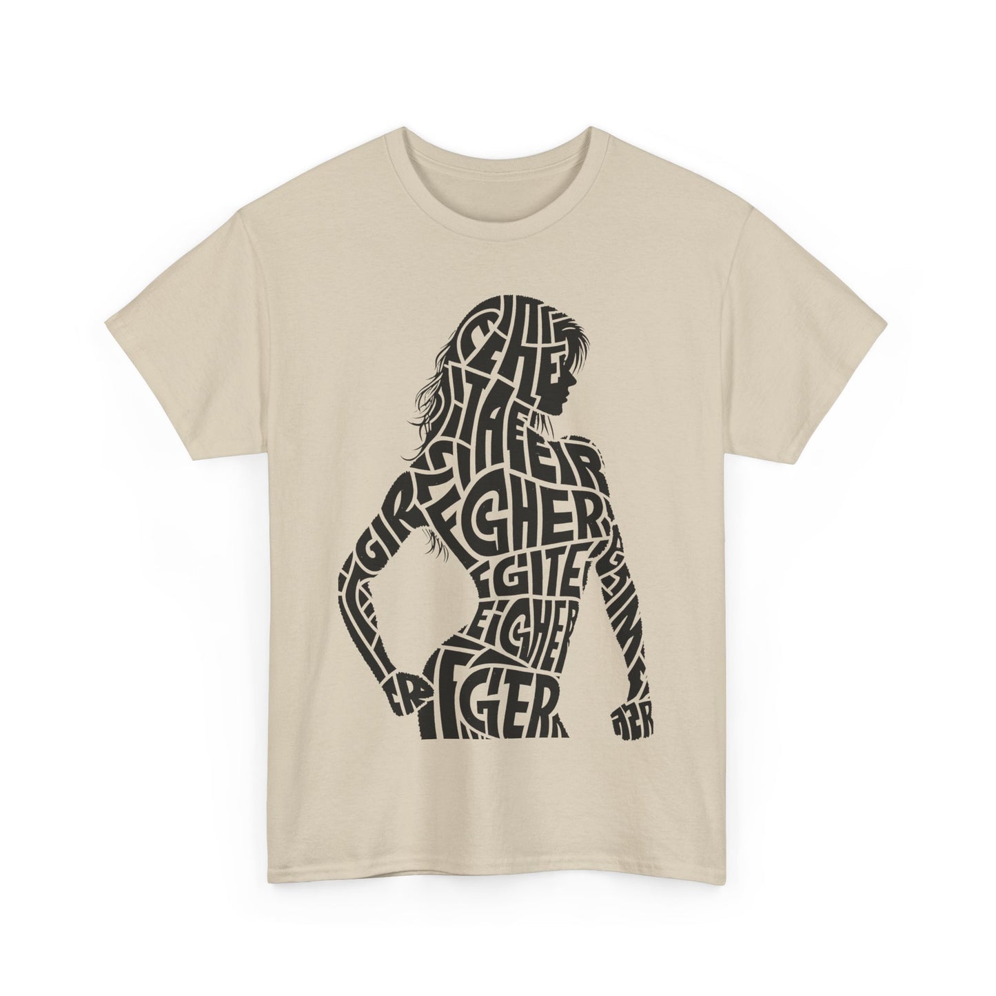 Fighter Girl  Graphic Unisex  T Shirt Tee