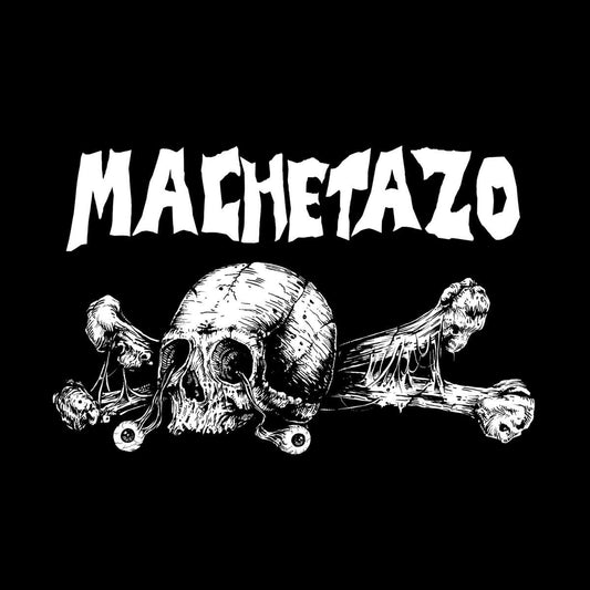 Machetazo Ultratumba II CD album cover by Rancid Offal Records, a luxurious package showcasing death metal artistry, featuring haunting visuals and captivating tracklist.