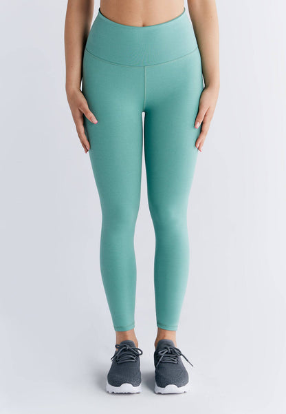 Stylish women's leggings displaying snug fit and modern cut, perfect for active or casual wear.