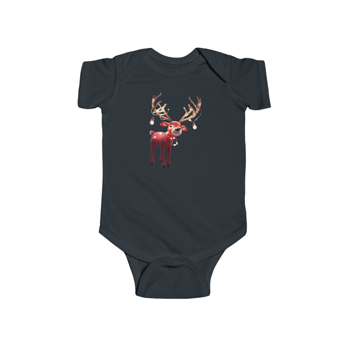 Christmas Reindeer Bodysuit, Baby Romper, Cute Baby Clothes, Infant, 5 colors