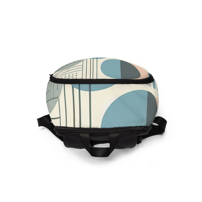 Dazzling Dreams Studio backpack being carried, emphasizing its comfort and functionality with padded straps, ideal for the trendy individual.