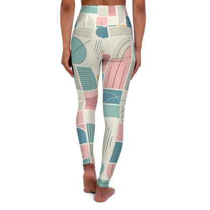 Elegant high-quality leggings from Dazzling Dreams Studio, designed for comfort and versatility, featuring a unique geometric design and breathable fabric ideal for any active occasion.