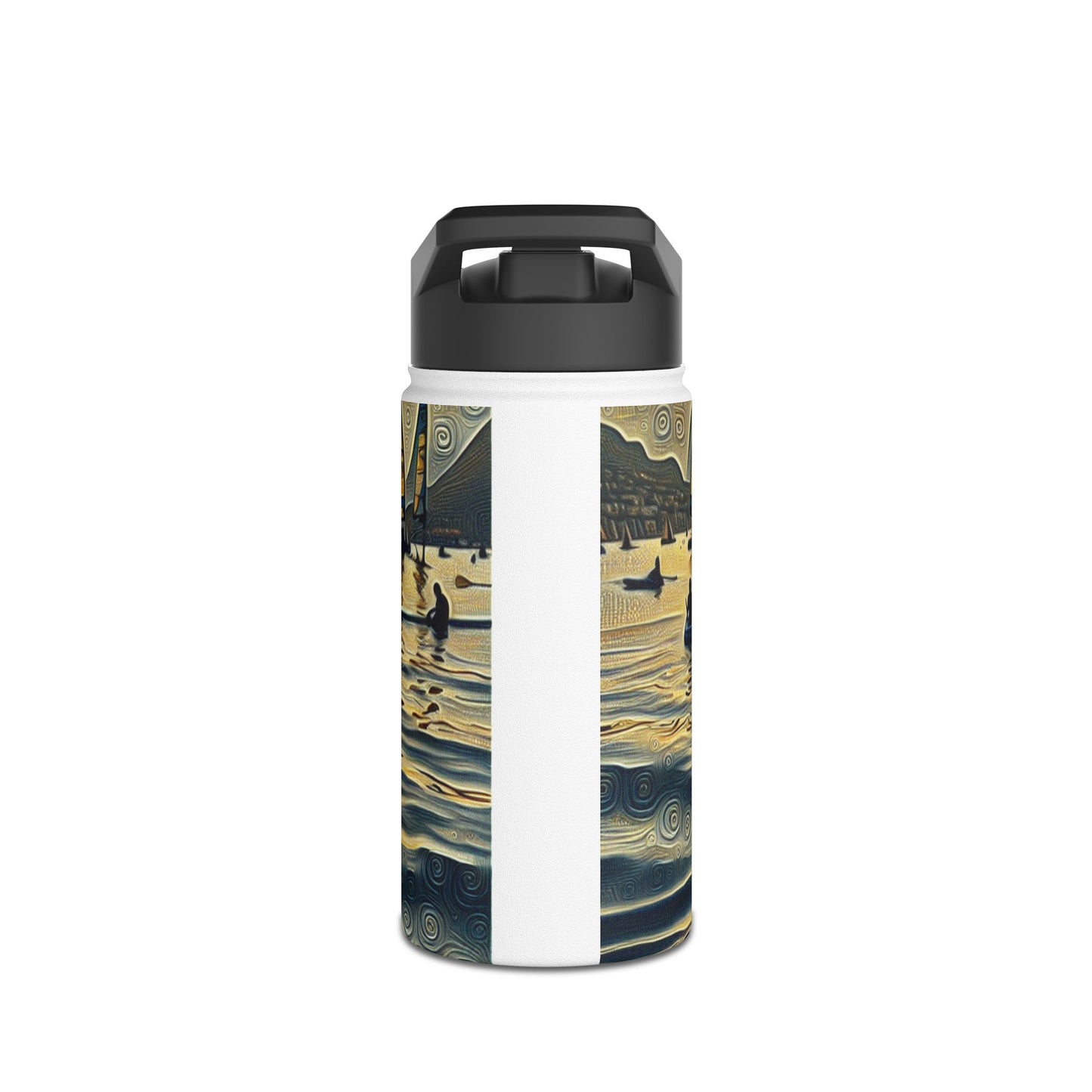 Fantasy Paddleboarding Stainless Steel Water Bottle, Standard Lid