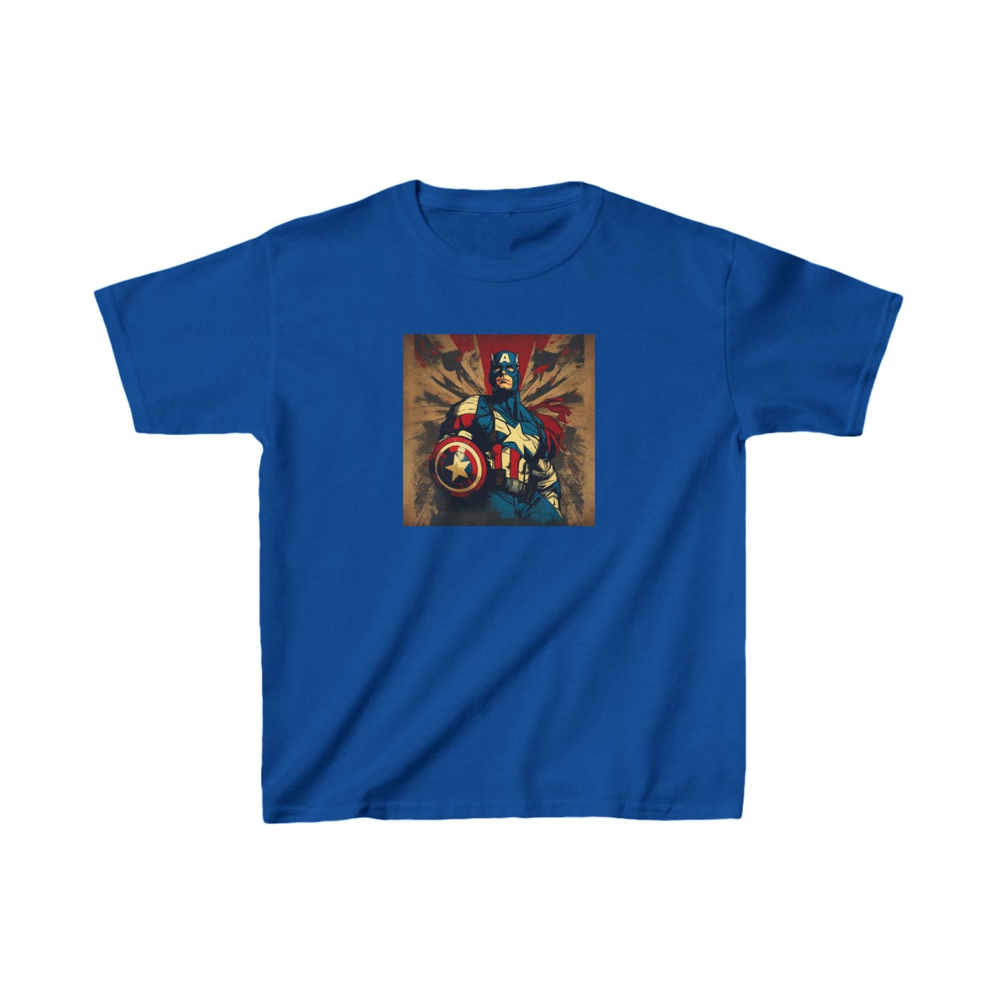 Kids Captain America Heavy Cotton Tee 16 colors