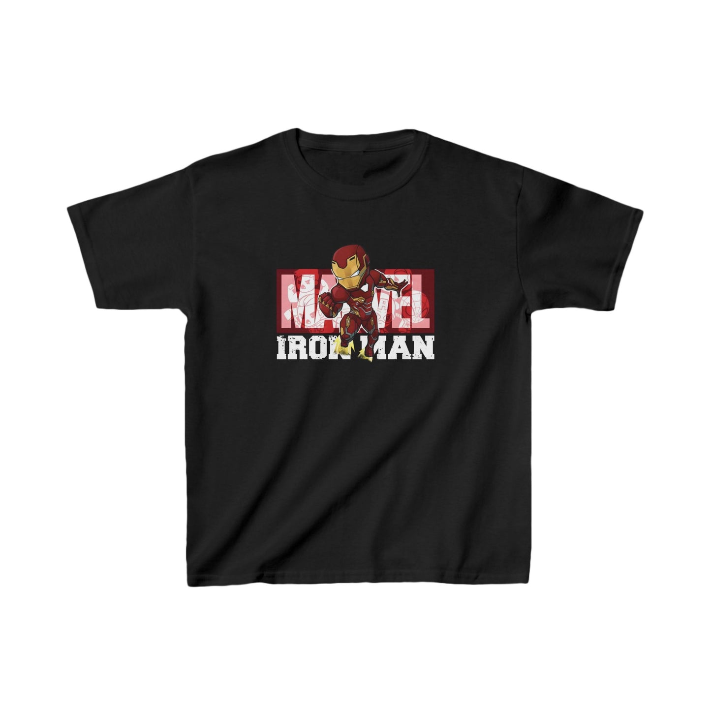 Unisex Kids Iron Man Movie Cotton T Shirt Tee Youths Childs