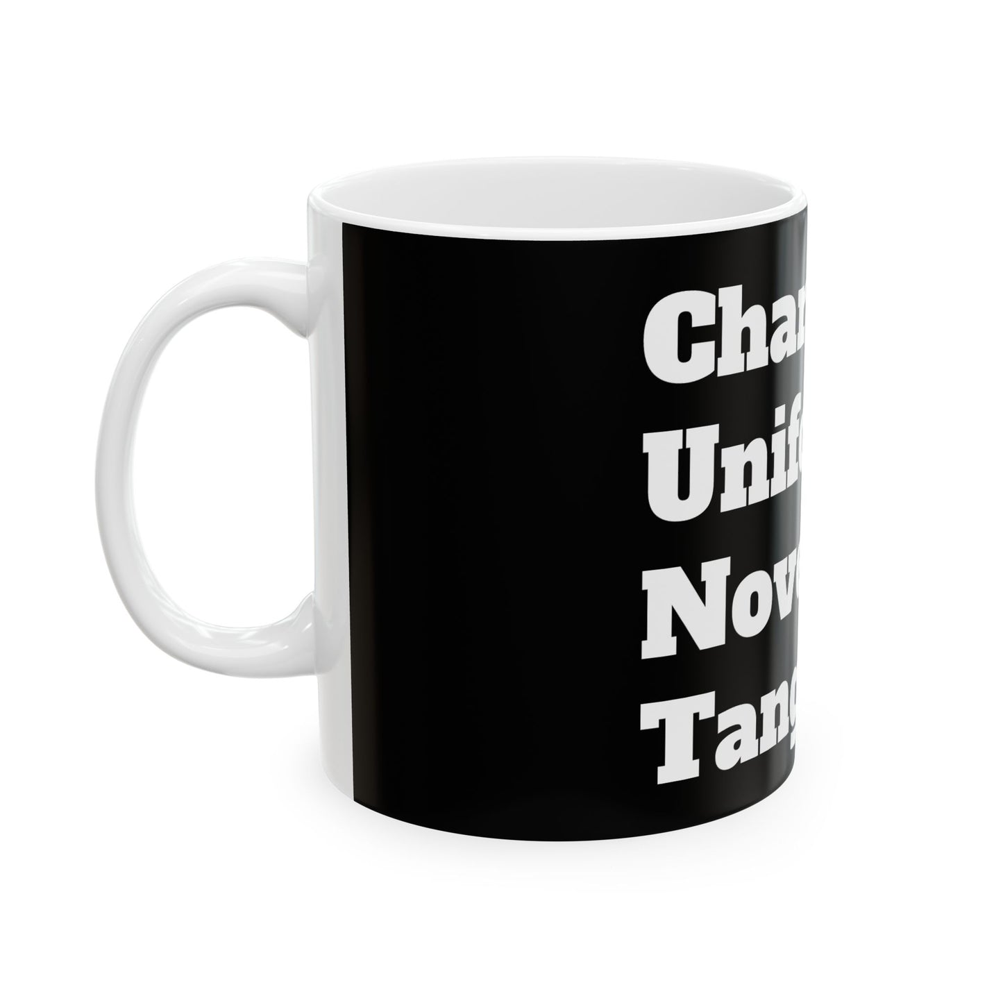 Group of Inappropriate Slogan Ceramic Mugs, showcasing different angles of this novelty gift for those who love a laugh at the office.