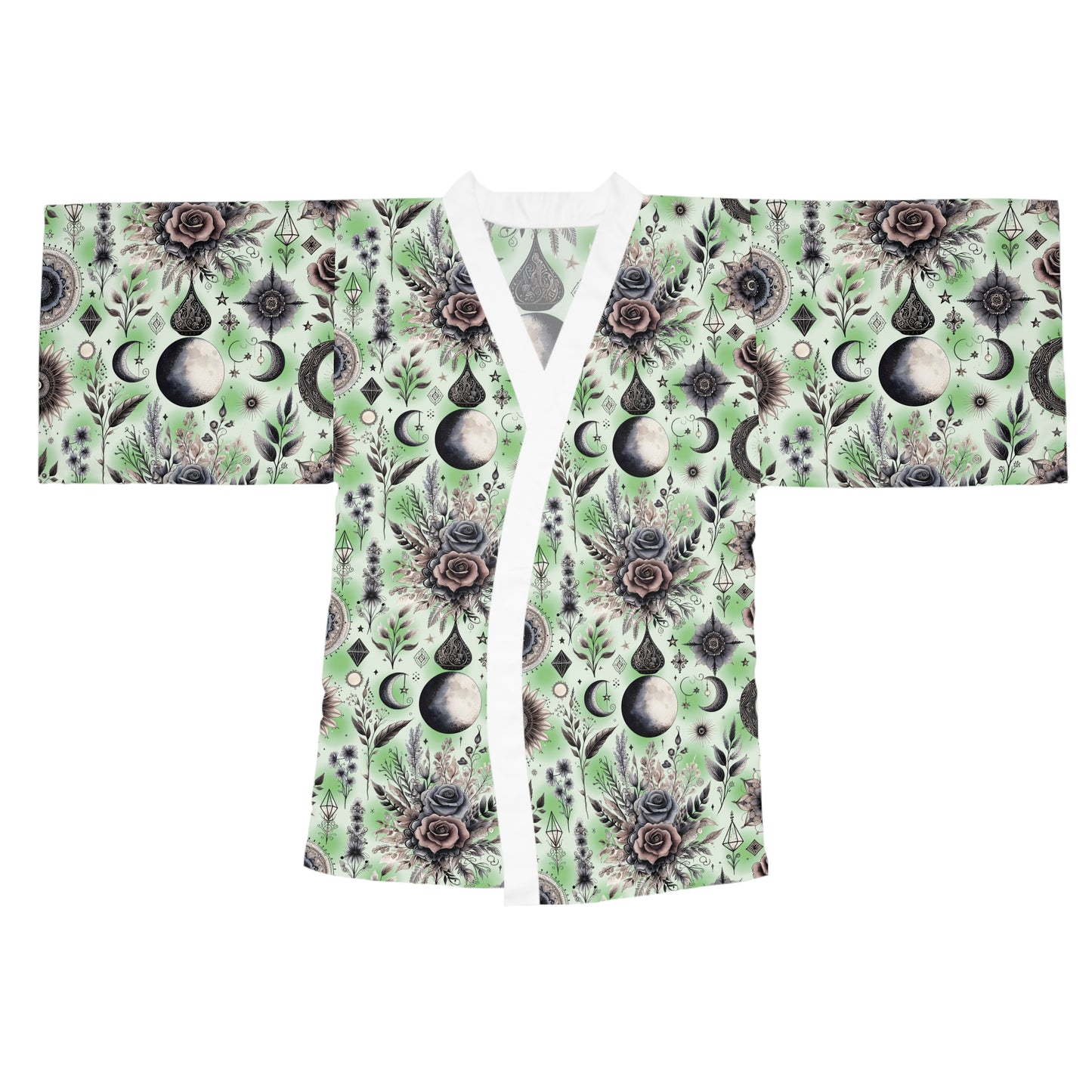 Floral Kimono Robe, Women's Robe, Designer Lounge Wear, Boho Chic Bathrobe, !!!