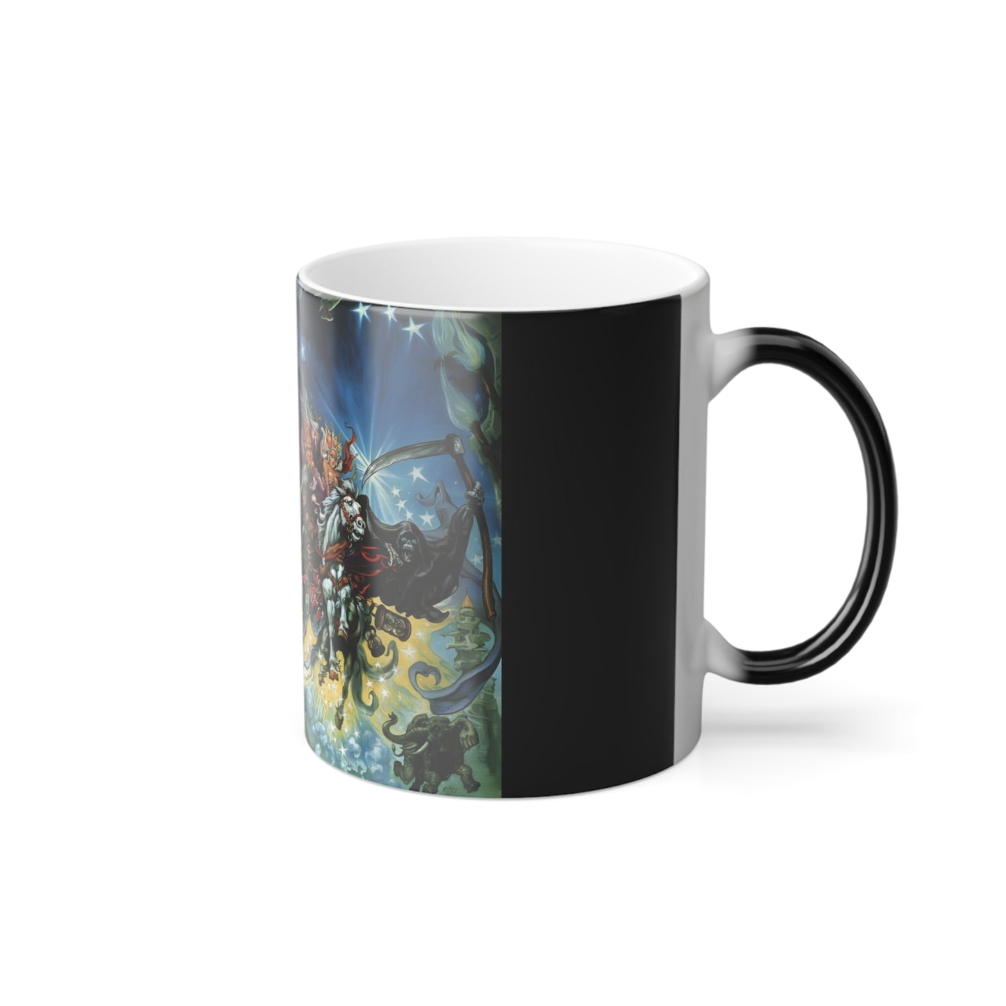 Discworld Mort Heat Change Coffee Mug Tea Mug Office Mug