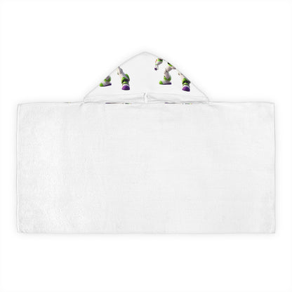 Opulent Child's Hooded Towel displaying Toy Story Buzz Lightyear, perfect for children, combining style and comfort in bath essentials.