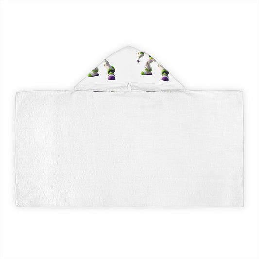Opulent Child's Hooded Towel displaying Toy Story Buzz Lightyear, perfect for children, combining style and comfort in bath essentials.