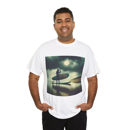 Elegant Delightfull Paddle Board T-Shirt by Dazzling Dreams Studio, displaying scenic water adventure graphics, a must-have for paddleboarding enthusiasts.