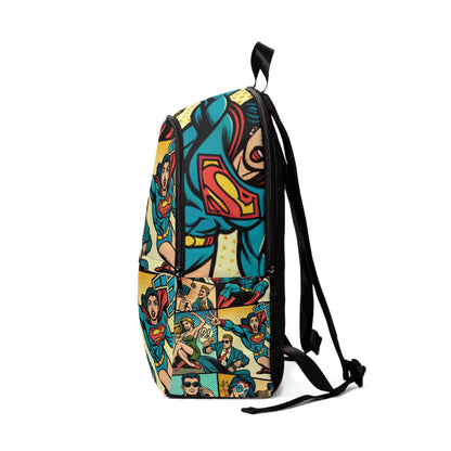 Chic and spacious Trendy Modern Pop Art Backpack designed by Dazzling Dreams Studio, perfect for stylish adventures with ample room for essentials.