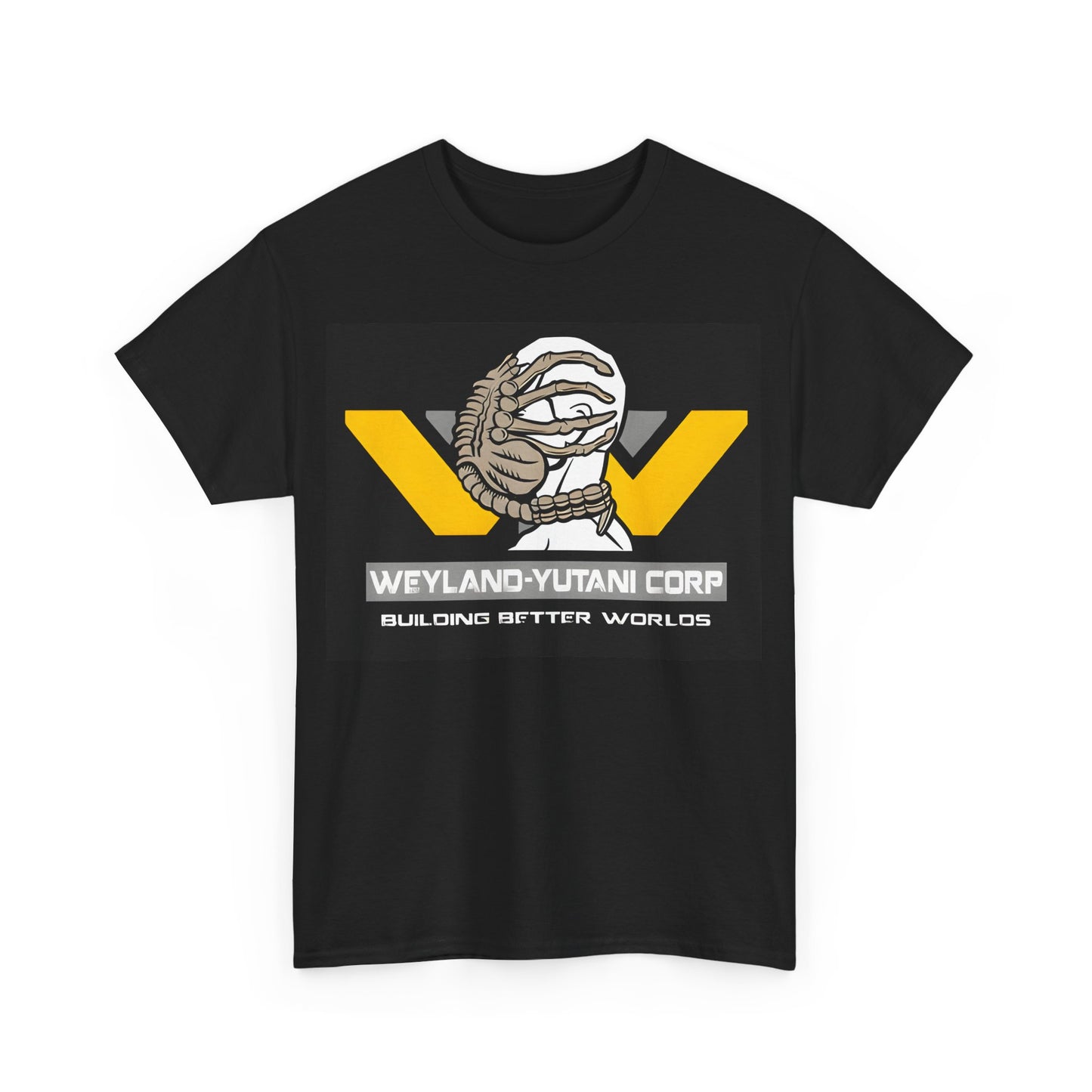 Weyland Yutan Corp Facehugger  Logo Graphic Unisex  Tee Shirt