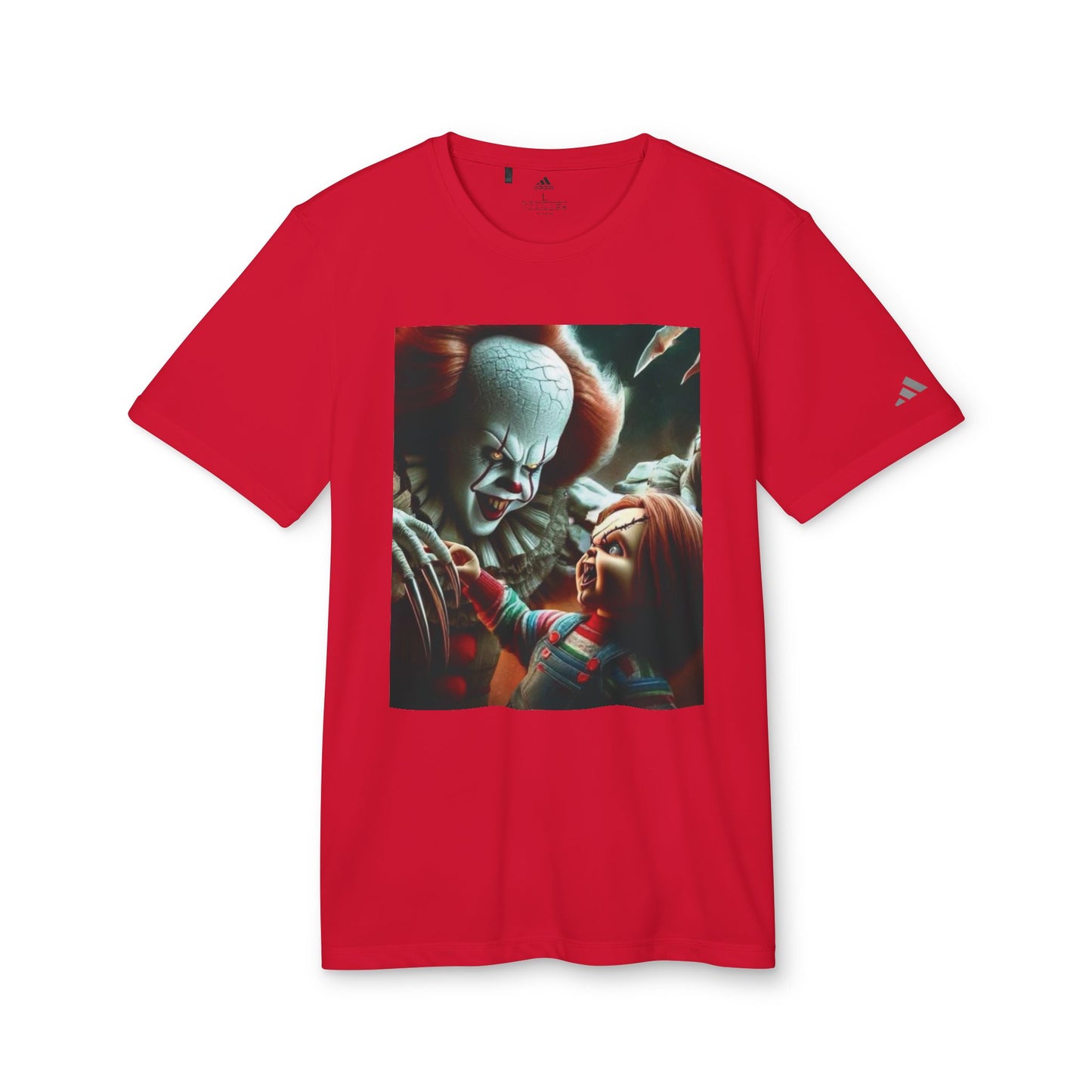 Adidas Unisex Halloween Pennywise and Chucky Cute T-shirt 9 colors