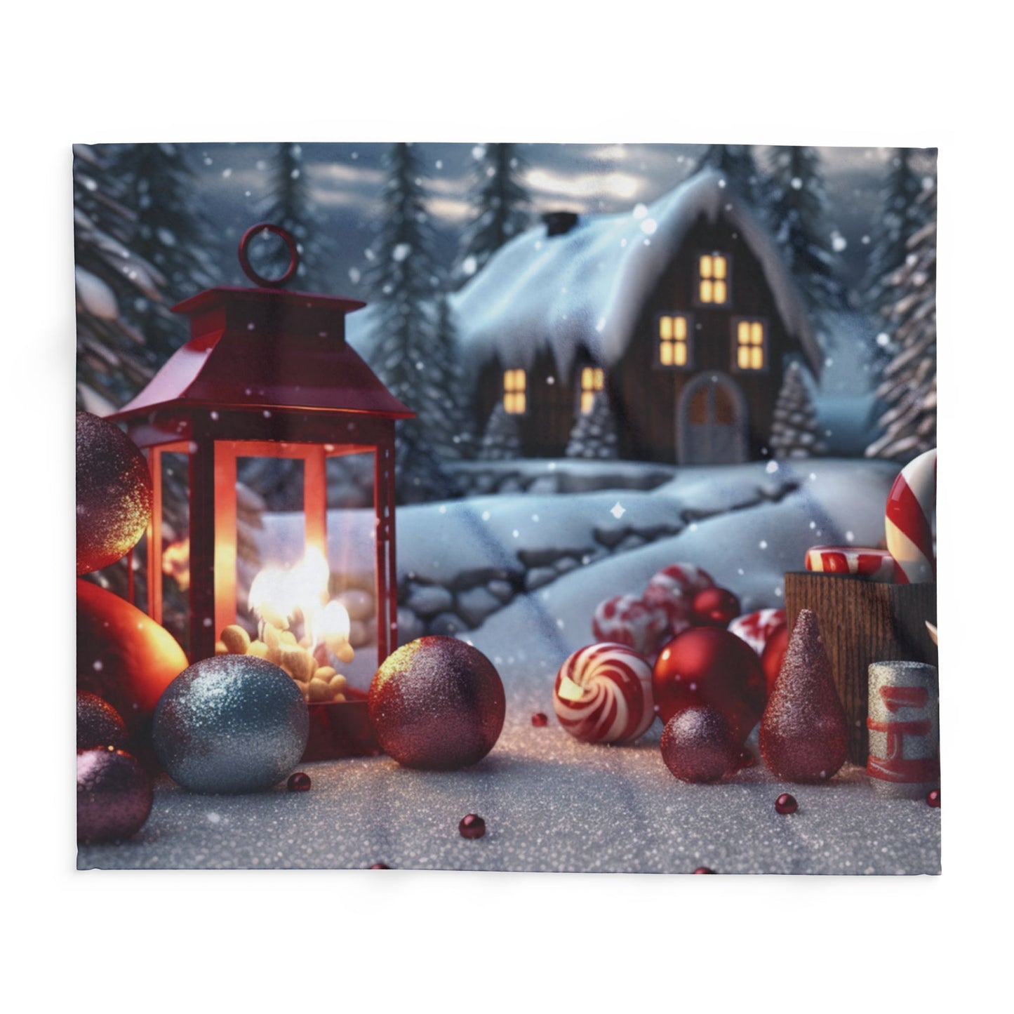 Decorative and Warm Christmas Arctic Fleece Blanket