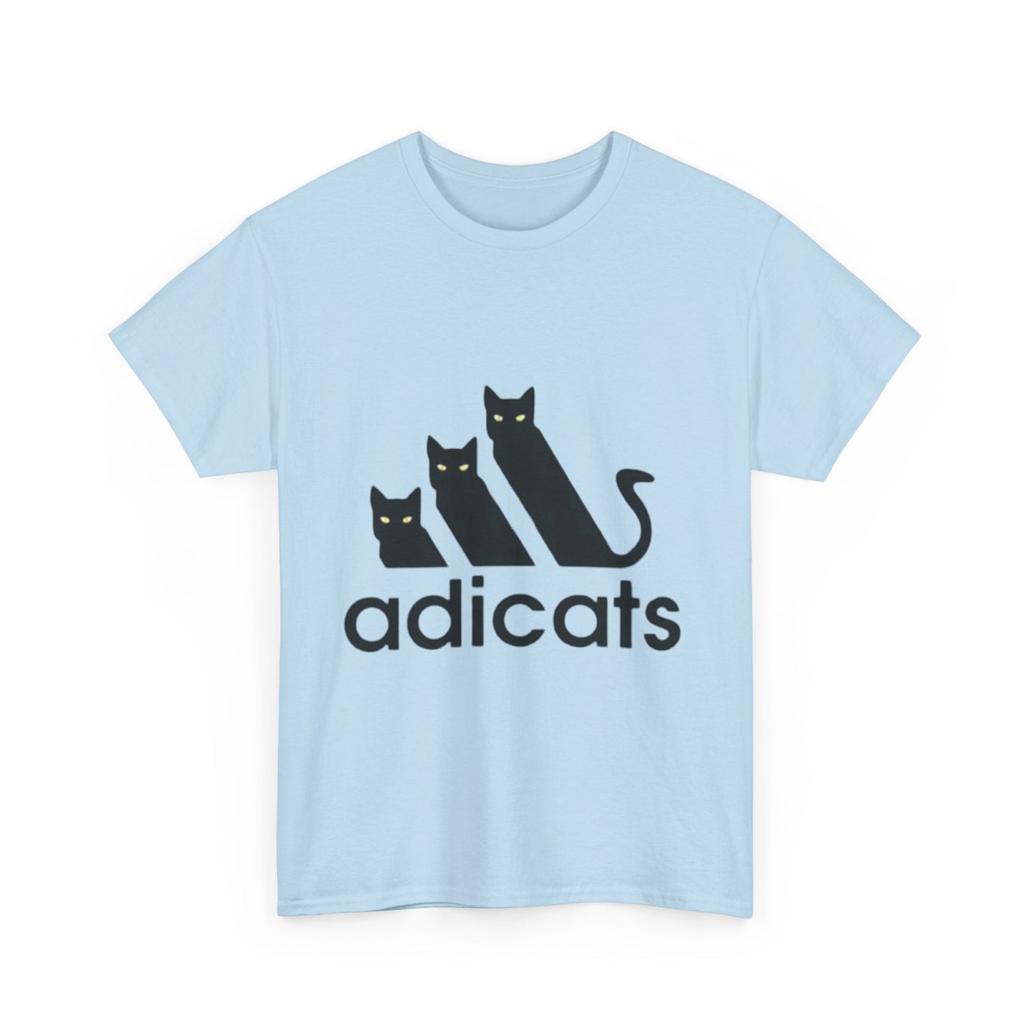 Adicats Logo Graphic T-Shirt Urban Streetwear Unisex Cotton