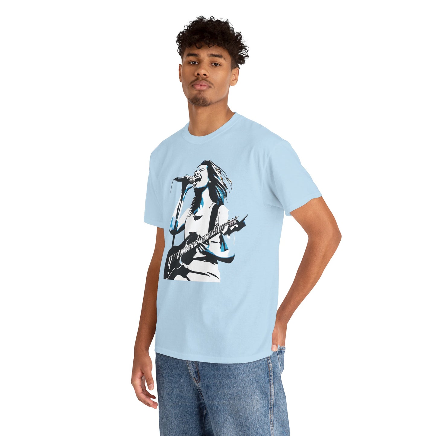 Legend of Rock Graphic T-Shirt, Urban Streetwear Top, Unisex Cotton