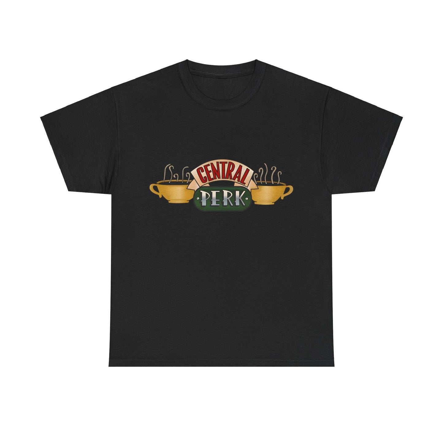 Central Perk Coffee Shop Friends  Retro Logo Graphic Tee Unisex