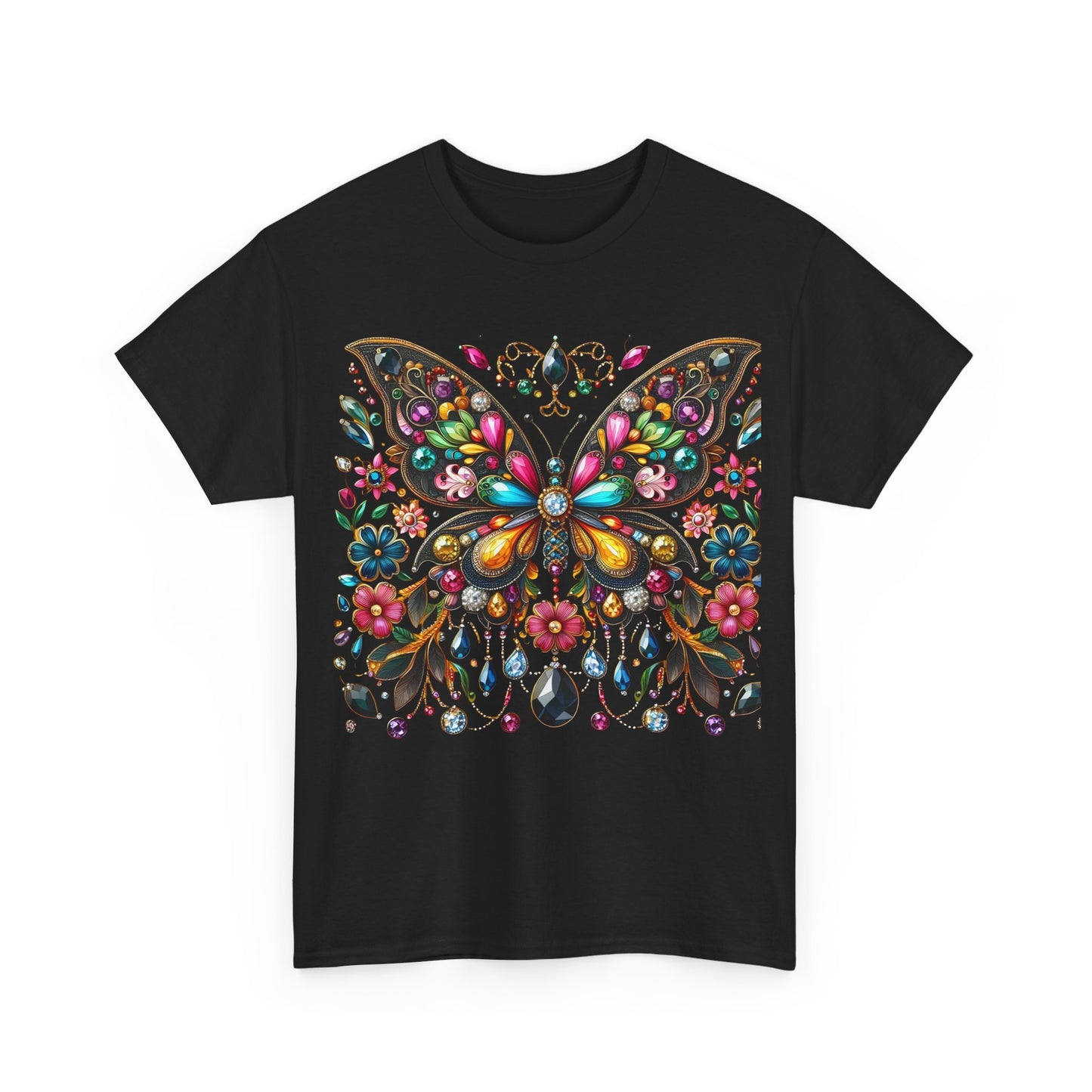 Enchanting Butterfly Brooch Unisex T Shirt Graphic Tee Unisex