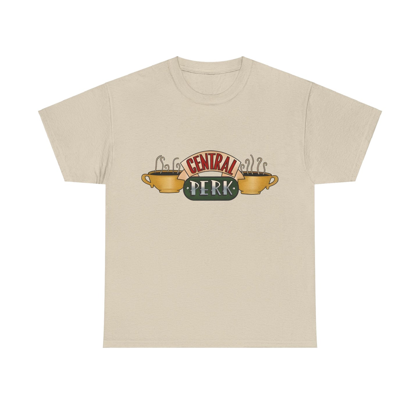 Central Perk Coffee Shop Friends  Retro Logo Graphic Tee Unisex