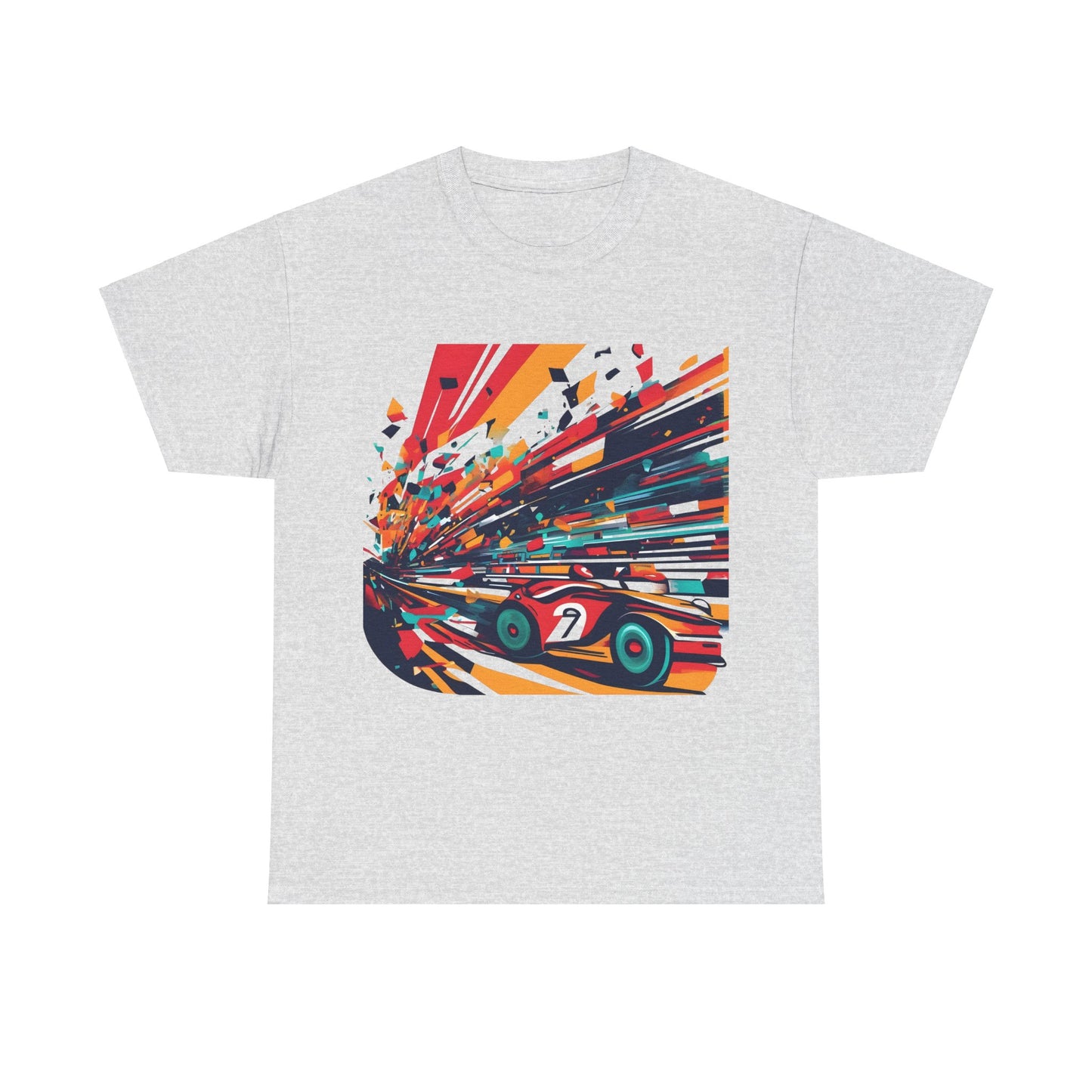 Retro Racing Vintage  Car Graphic T-Shirt, Urban Streetwear Top, Unisex Cotton