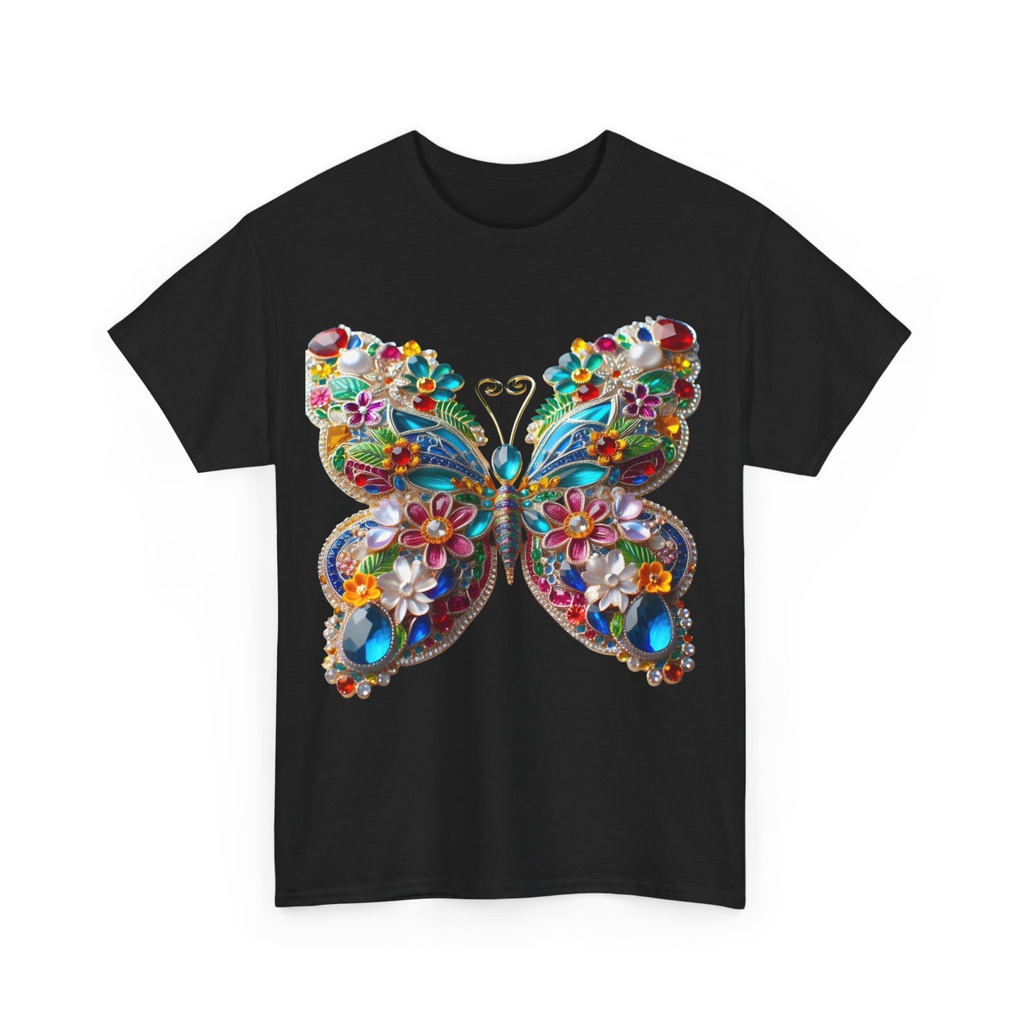 Enchanting Butterfly Brooch Unisex T Shirt Graphic Tee Unisex