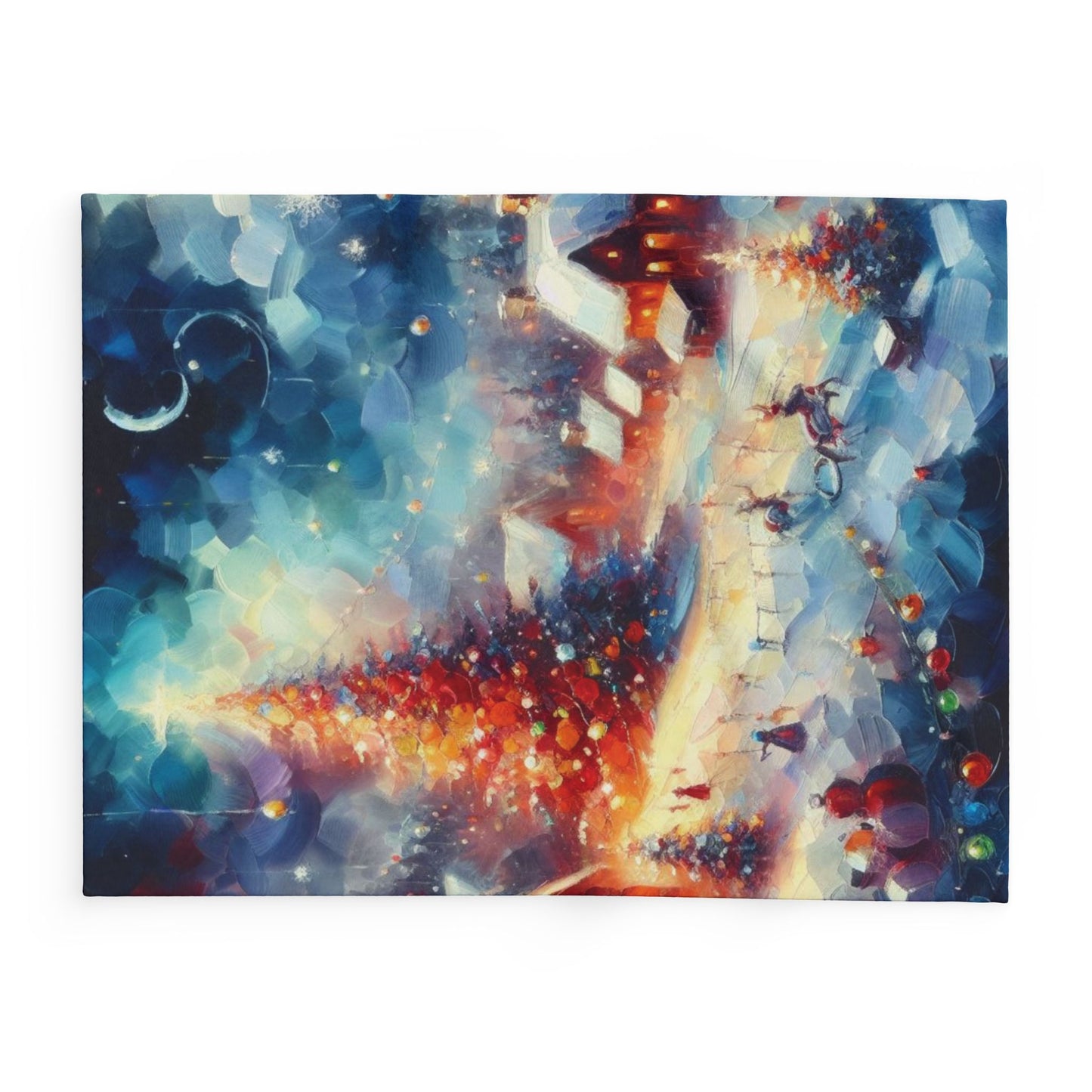 Decorative and Warm Christmas Arctic Fleece Blanket