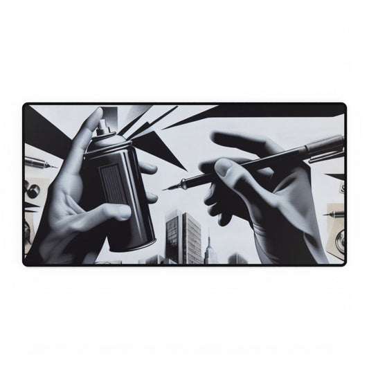 BanksyGroove UrbanScape Desk Mat- Desk | Mouse Mat 3 Sizes