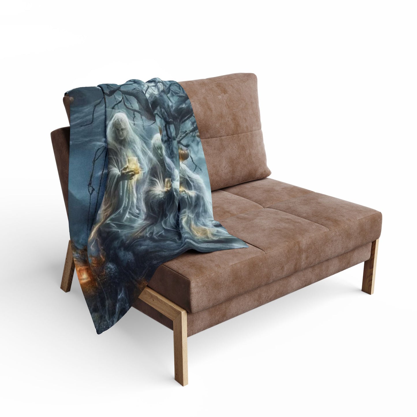 Decorative and Warm Halloween Spooky Arctic Fleece Blanket 3 Sizes