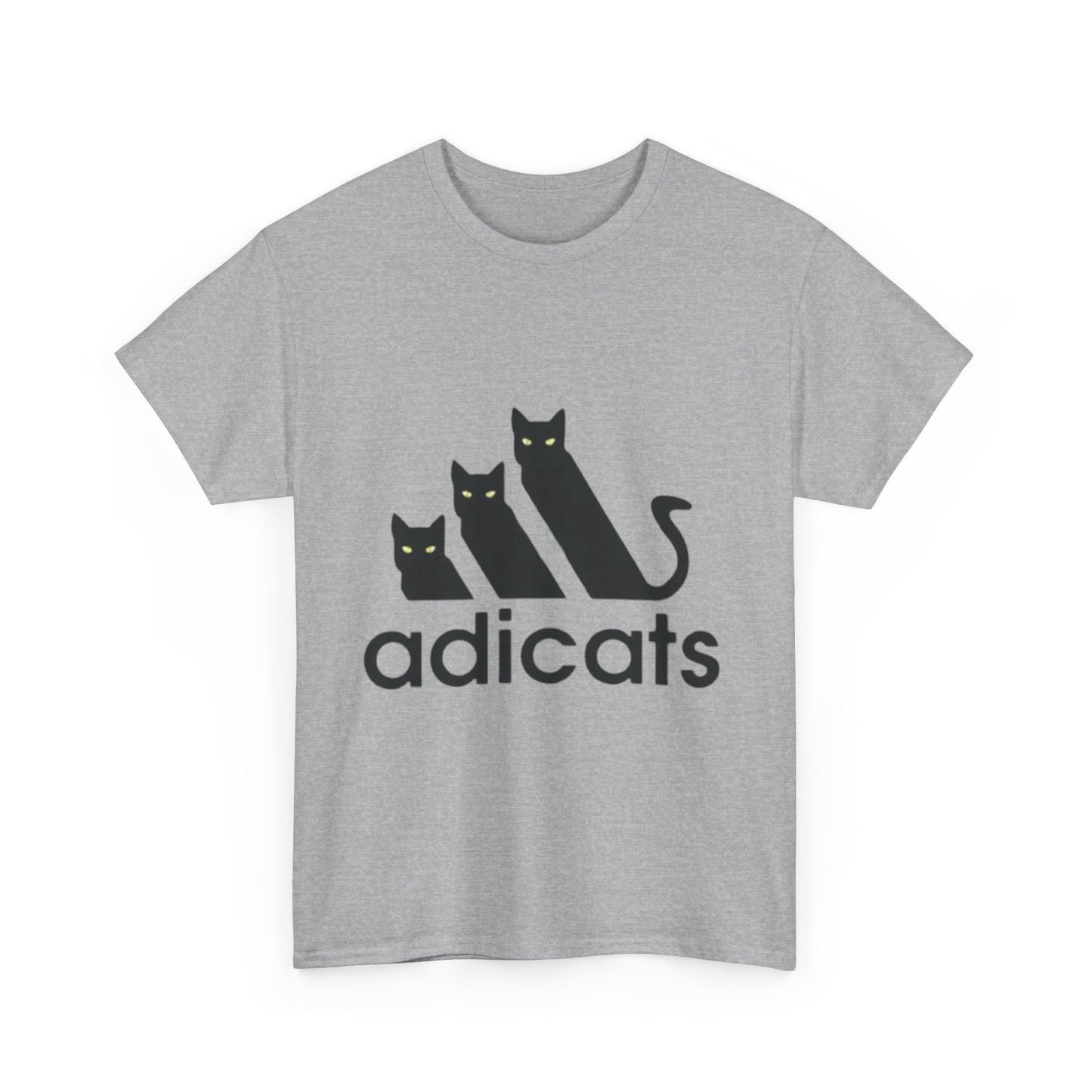 Adicats Logo Graphic T-Shirt Urban Streetwear Unisex Cotton