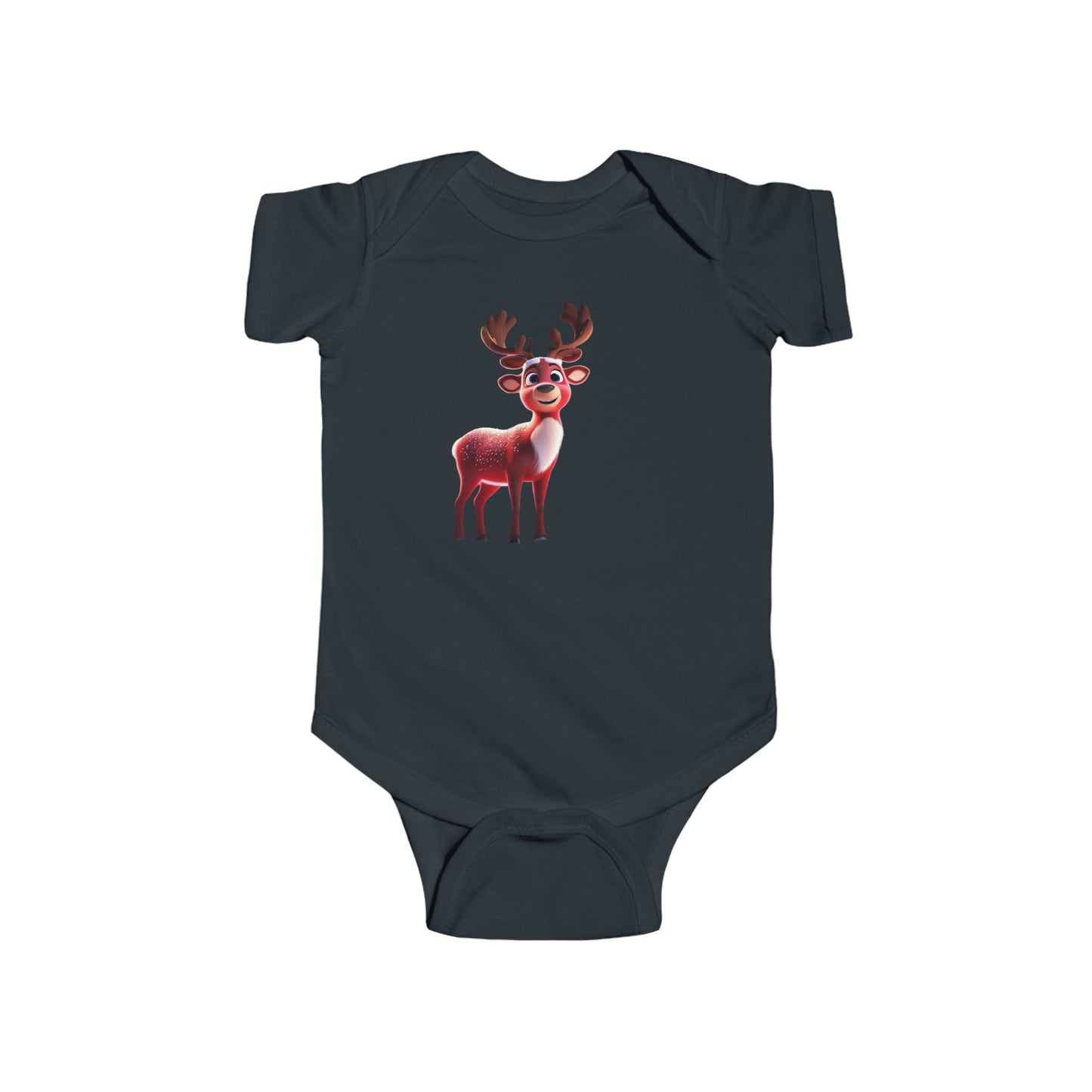 Christmas Reindeer Bodysuit, Baby Romper, Cute Baby Clothes, Infant, 5 colors