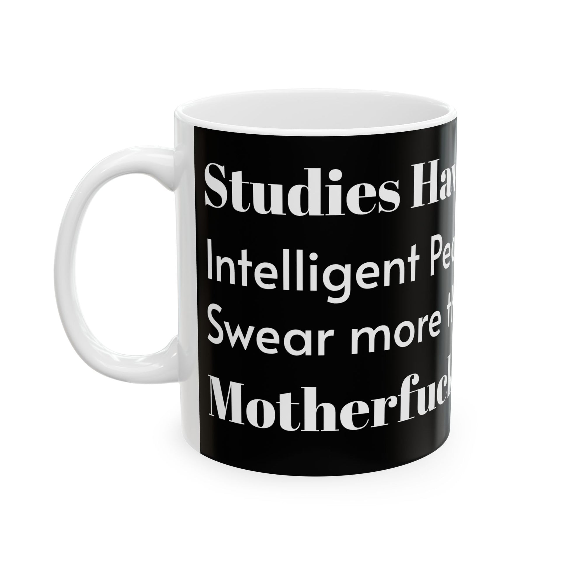 Glossy ceramic Inappropriate Slogan Mug, showcasing cheeky adult humour, perfect for brightening up your daily grind.
